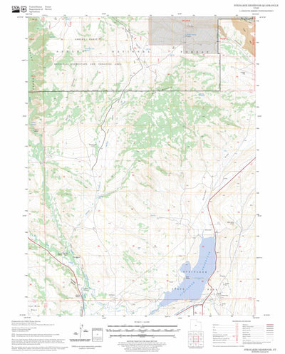 Steinaker Reservoir, UT FSTopo Legacy Preview 1