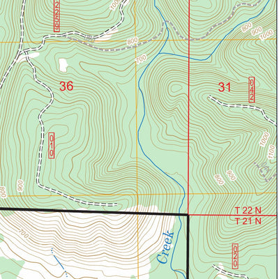 Stevens Creek, WA FSTopo Legacy Preview 3