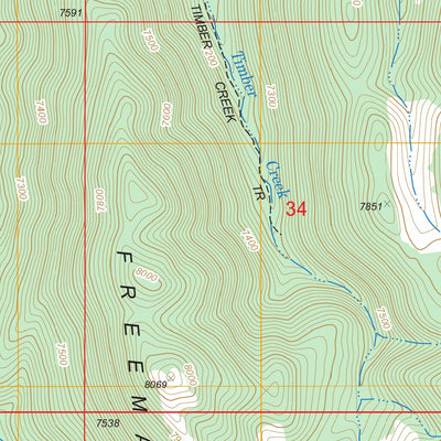 Stewart Flat, ID - WY FSTopo Legacy Preview 2