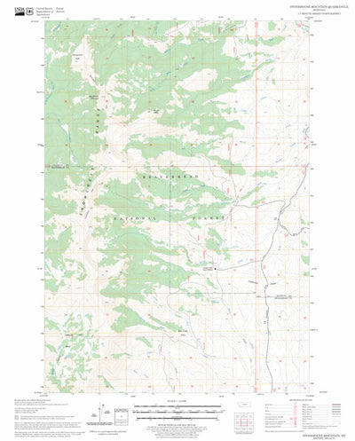 Stonehouse Mountain, MT FSTopo Legacy Preview 1