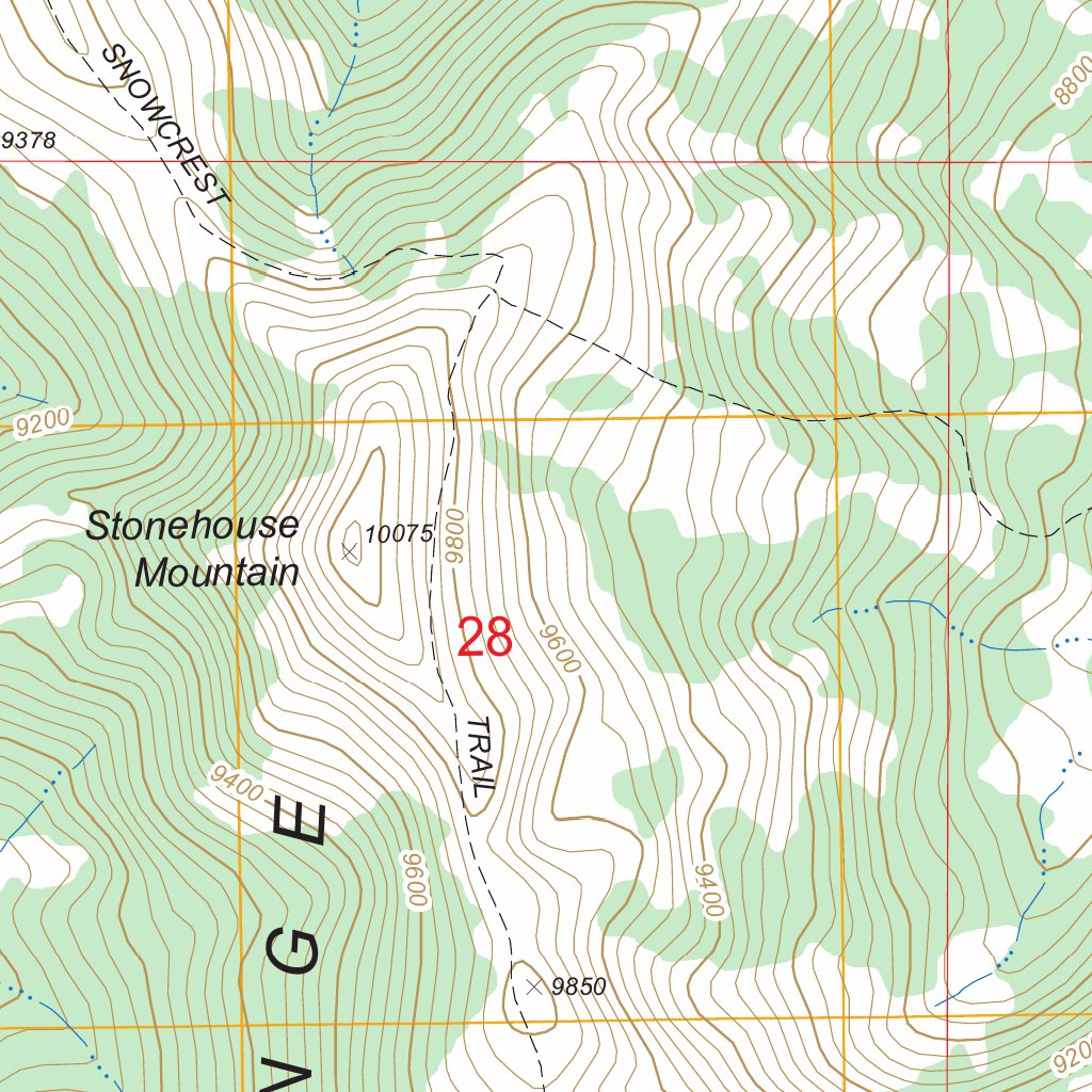 Stonehouse Map Stonehouse Mountain, MT FSTopo Legacy Map by US Forest Service - Topo ...