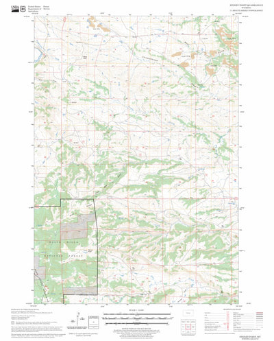 Stoney Point, WY FSTopo Legacy Preview 1