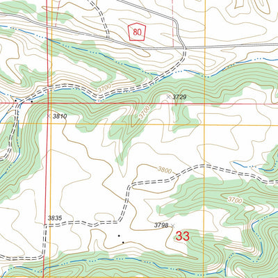 Stoney Point, WY FSTopo Legacy Preview 2