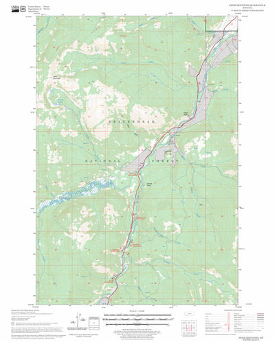 Stine Mountain, MT FSTopo Legacy Preview 1