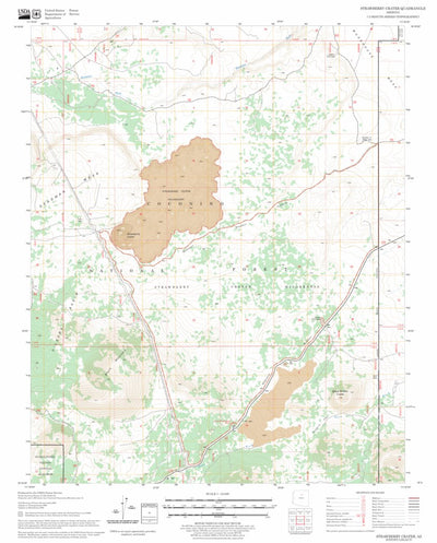 Strawberry Crater, AZ FSTopo Legacy Preview 1