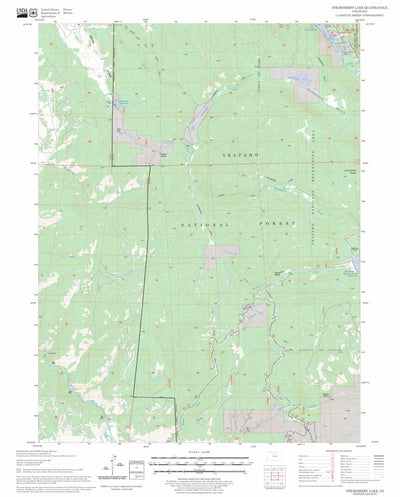 Strawberry Lake, CO FSTopo Legacy Preview 1