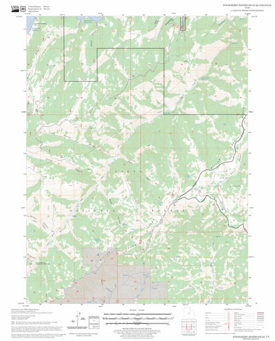 Strawberry Reservoir SE, UT FSTopo Legacy Preview 1