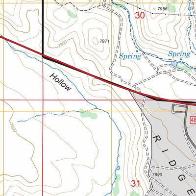 Strawberry Reservoir NE, UT FSTopo Legacy Preview 2