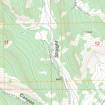 Straight Canyon, UT FSTopo Legacy Preview 2