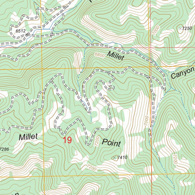 Straight Canyon, UT FSTopo Legacy Preview 3