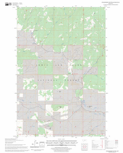 Strawberry Butte, MT FSTopo Legacy Preview 1
