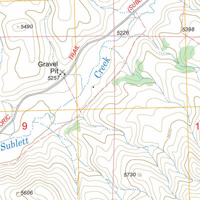 Sublett Reservoir, ID FSTopo Legacy Preview 2