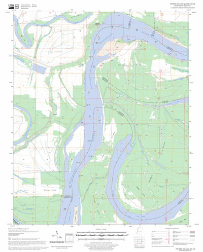 Stubbs Island, MS - AR FSTopo Legacy Preview 1