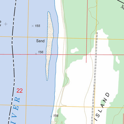 Stubbs Island, MS - AR FSTopo Legacy Preview 2