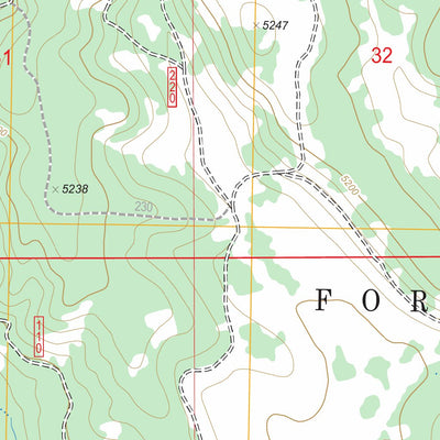 Sugarpine Mountain NW, OR FSTopo Legacy Preview 2