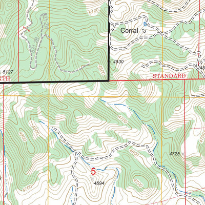 Sugarloaf Mountain, WY FSTopo Legacy Preview 3