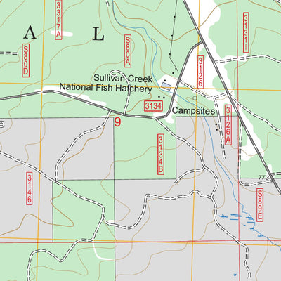 Sullivan Creek, MI FSTopo Legacy Preview 2