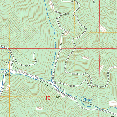 Sugarpine Creek, OR FSTopo Legacy Preview 2
