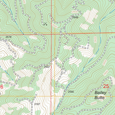 Sugarpine Creek, OR FSTopo Legacy Preview 3