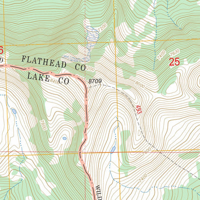 Sunburst Lake, MT FSTopo Legacy Preview 3