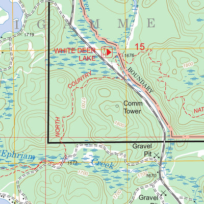 Summit Lake, MI FSTopo Legacy Preview 3