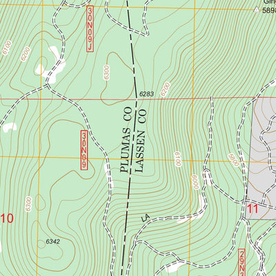 Swain Mountain, CA FSTopo Legacy Preview 3