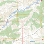 Sunshine Reservoir, WY FSTopo Legacy Preview 3
