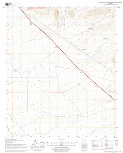 Superstition Mountains SW, AZ FSTopo Legacy Preview 1
