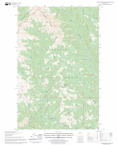 Sweetgrass Butte, WA FSTopo Legacy Preview 1