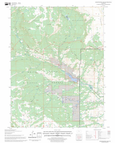 Sweetwater Lake, CO FSTopo Legacy Preview 1