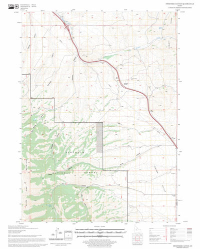 Sweetzer Canyon, ID FSTopo Legacy Preview 1