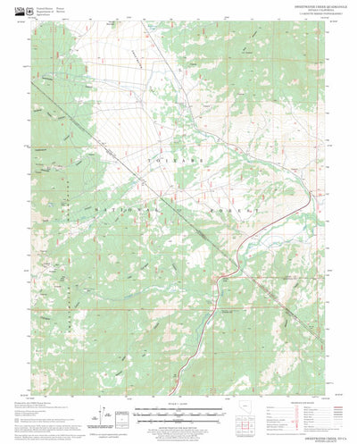 Sweetwater Creek, NV - CA FSTopo Legacy Preview 1