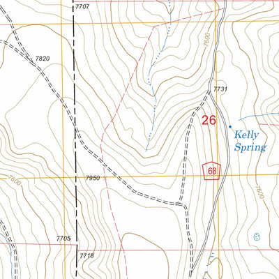 Swamp Creek, MT FSTopo Legacy Preview 2