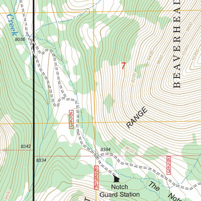 Swamp Creek, MT FSTopo Legacy Preview 3