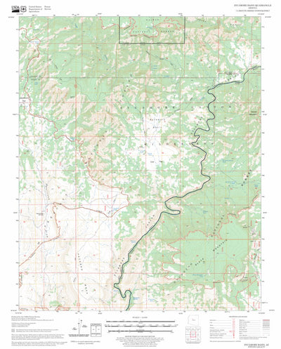 Sycamore Basin, AZ FSTopo Legacy Preview 1