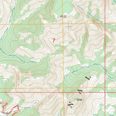 Sycamore Basin, AZ FSTopo Legacy Preview 3
