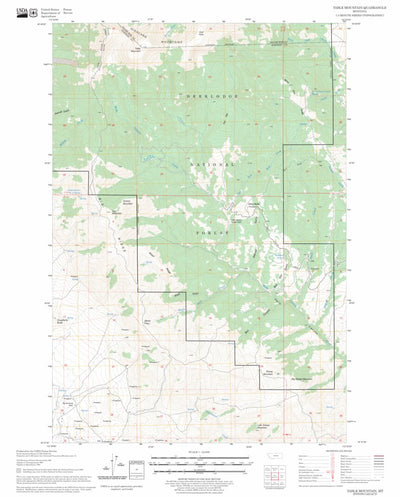 Table Mountain, MT FSTopo Legacy Preview 1