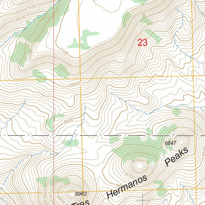 Table Mountain, NM FSTopo Legacy Preview 3