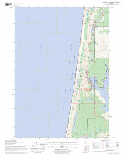 Tahkenitch Creek, OR FSTopo Legacy Preview 1