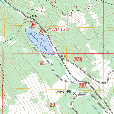 Sylvia Lake, MT FSTopo Legacy Preview 3