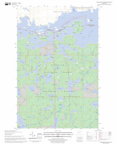 Takucmich Lake, MN FSTopo Legacy Preview 1