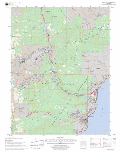 Tahoe City, CA FSTopo Legacy Preview 1