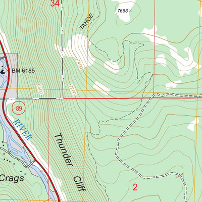 Tahoe City, CA FSTopo Legacy Preview 2