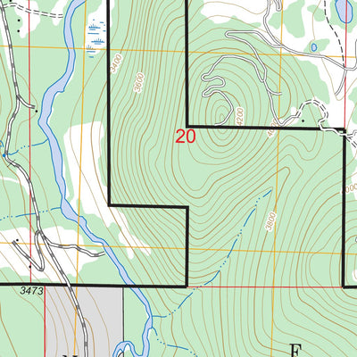 Tally Lake, MT FSTopo Legacy Preview 2