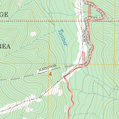 Tanner Butte, OR - WA FSTopo Legacy Preview 3