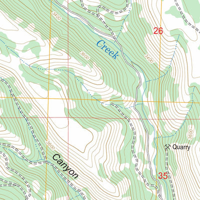 Taneum Canyon, WA FSTopo Legacy Preview 3