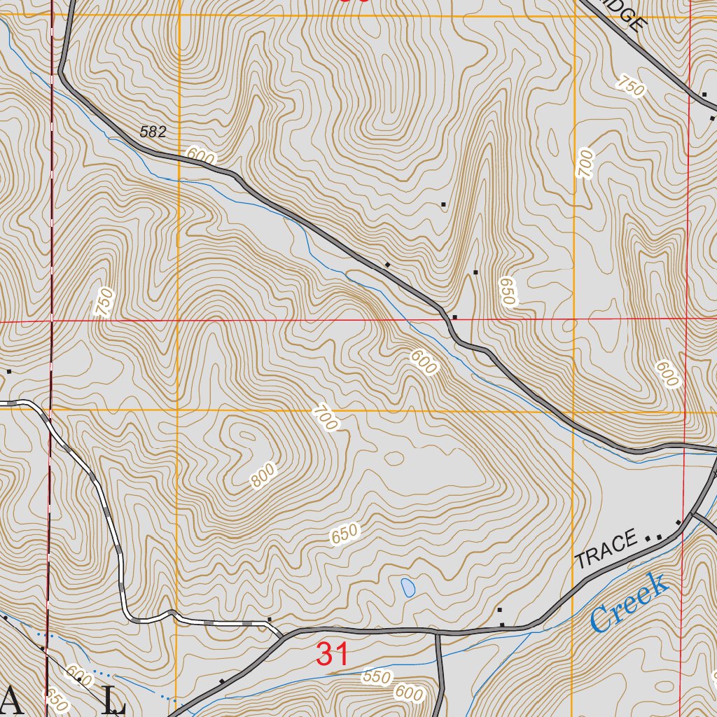 Taswell, IN FSTopo Legacy Map by US Forest Service - Topo | Avenza Maps