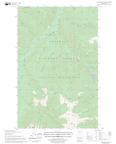 Tatoosh Buttes, WA FSTopo Legacy Preview 1