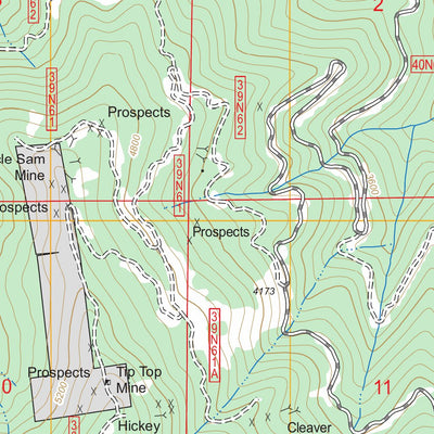 Tanners Peak, CA FSTopo Legacy Preview 3