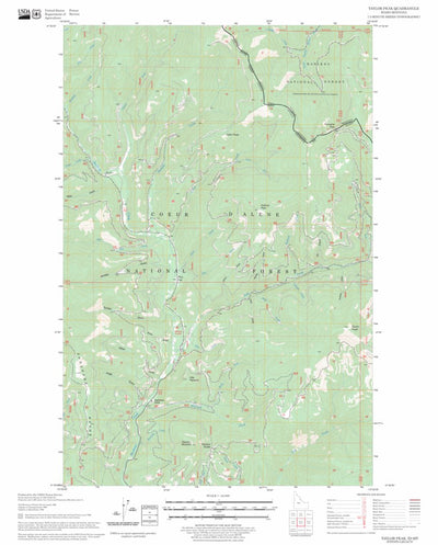 Taylor Peak, ID - MT FSTopo Legacy Preview 1